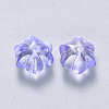 Transparent Spray Painted Glass Beads GLAA-S190-005A-01-2