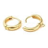 Brass Hoop Earrings EJEW-K083-33G-2