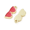 Alloy Enamel Pendants FIND-D044-02G-2