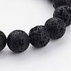 Natural Lava Rock Beads Strands G434-2-1