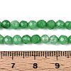 Dyed Natural White Jade Beads Strands X-G-T139-4mm-60-17-5