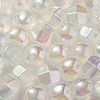 UV Plating Luminous Transparent Acrylic Beads OACR-P010-01E-3