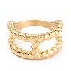 Ion Plating(IP) 304 Stainless Steel Finger Rings RJEW-K233-47G-7-2