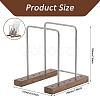 Wood & Iron Vinyl Record Storage Rack ODIS-WH0025-346-2
