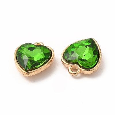 Faceted Glass Rhinestone Pendants GLAA-I051-B09-1