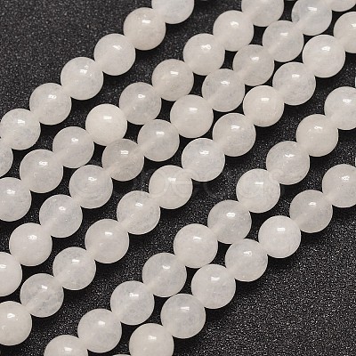 Natural Malaysia Jade Bead Strands X-G-A146-8mm-A29-1