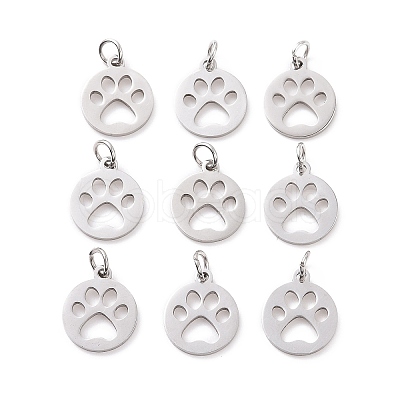 Non-Tarnish 304 Stainless Steel Pendants STAS-Q201-T455S-1