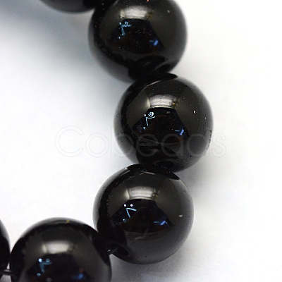 Baking Paint Pearlized Glass Pearl Round Bead Strands X-HY-Q330-8mm-80-1