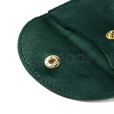 Velvet Jewelry Storage Pouches with Snap Button for Bracelets Necklaces Earrings ABAG-P013-01C-1