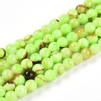 Natural Persian Jade Beads Strands G-A255-A02-04B-1