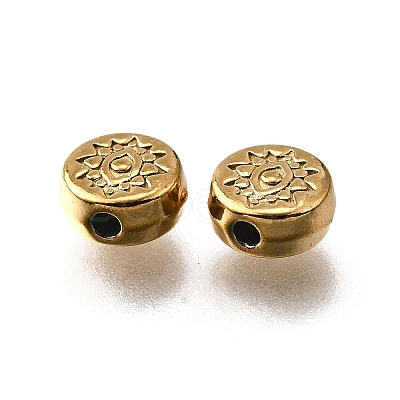 304 Stainless Steel Beads STAS-V009-13A-G-1