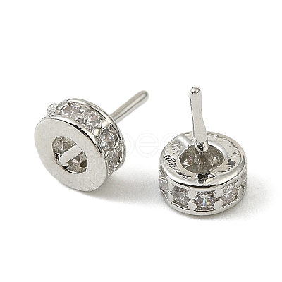 Brass Micro Pave Clear Cubic Zirconia Peg Bails LS-KK-C107-12P-1