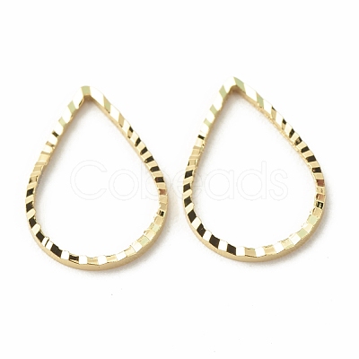 Brass Linking Rings KK-F831-017C-G-RS-1