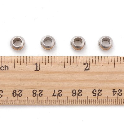 Tarnish Resistant 304 Stainless Steel Rondelle Beads X-STAS-I020-14-1