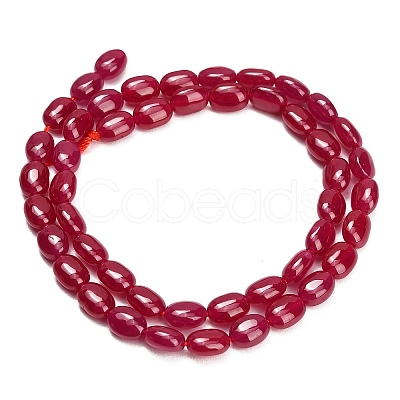 Lab Grown Red Corundum Beads Strands GG-CBAC488-02C-1