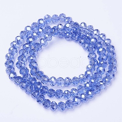 Electroplate Glass Beads Strands LS-EGLA-A034-T4mm-A17-1