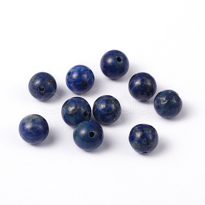 Natural Lapis Lazuli Round Beads X-G-M169-8mm-05-1