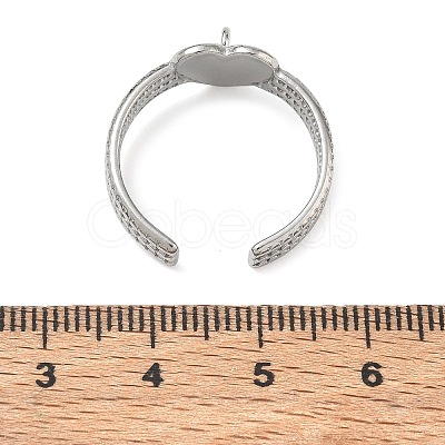304 Stainless Steel Finger Rings Components SA-CBA45D5-20P-1