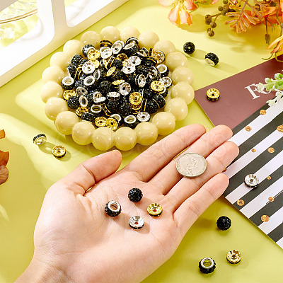 Pave Disco Ball Beads RB-TA0001-18A-1