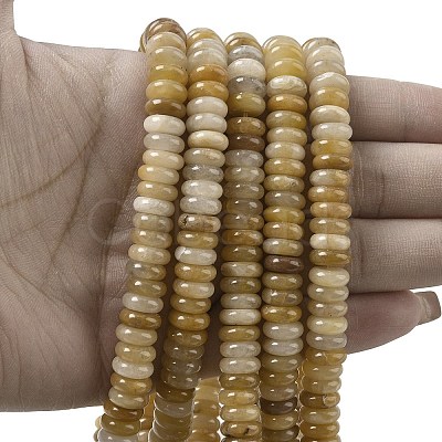 Natural Topaz Jade Beads Strands G-G329-A08-3x8mm-1