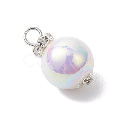 Imitation Pearl Acrylic Pendants PALLOY-JF04349-02-1