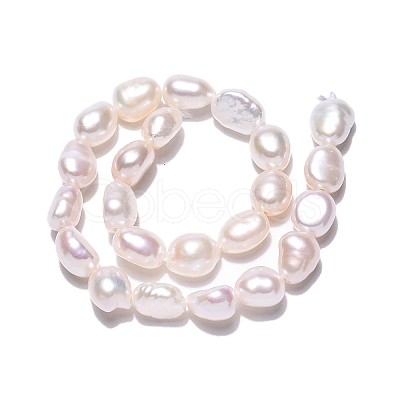 Natural Cultured Freshwater Pearl Beads Strands PEAR-N014-06E-01-1
