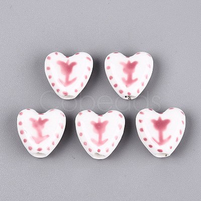 Handmade Porcelain Beads PORC-Q005-10D-1