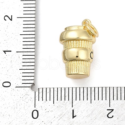 Brass Enamel Pendants KK-U062-01A-G-1