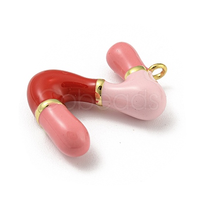 Brass Enamel Pendants KK-E093-03G-Z-1