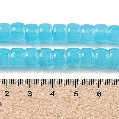 Baking Plating Glass Beads Strands X1-GLAA-H036-01G-1