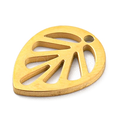 304 Stainless Steel Charms LS-STAS-Q306-01G-C-1