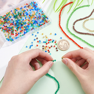1300~1500Pcs 10 Colors Imitation Austrian Crystal Bicone Beads GLAA-PH0001-63-1