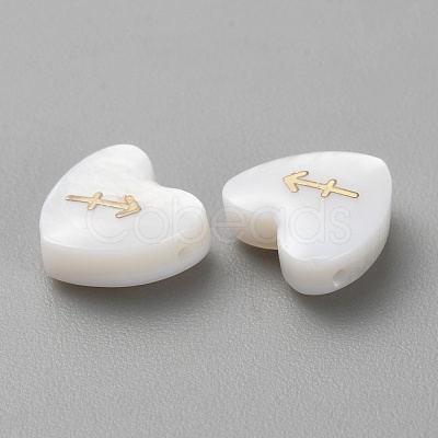 5Pcs Natural White Shell Beads BSHE-TAC0004-02K-1