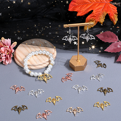 SUNNYCLUE 60Pcs 5 Colors Alloy Pendants FIND-SC0007-26-1