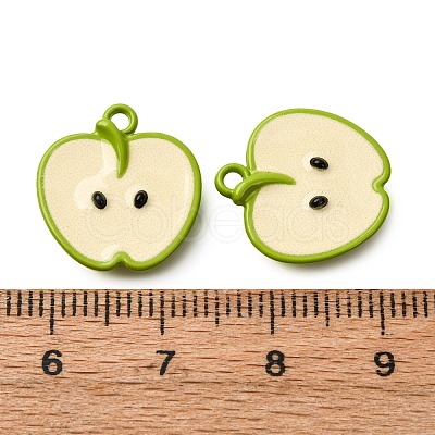 Baking Paint Alloy Pendants FIND-G097-04G-1