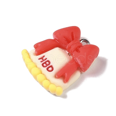 Opaque Resin Pendants RESI-S403-03J-1