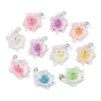 Luminous Transparent Acrylic Pendants TACR-P010-02-1