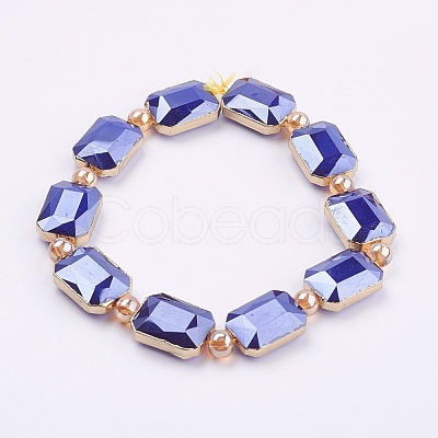 Opaque Glass Beads Strands EGLA-P040-A05-1