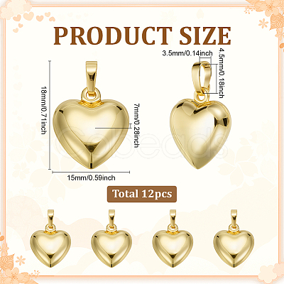12Pcs Eco-Friendly Rack Plating Brass Pendants KK-ME0001-54-1