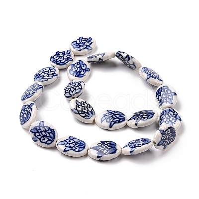 Handmade Porcelain Beads Strands PORC-M537-03-1