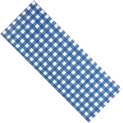 1Pc Tartan Pattern Chair Polycotton Cloth AJEW-GF0015-38A-1