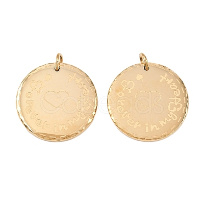 304 Stainless Steel Pendants STAS-D212-03C-G-1