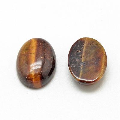 Natural Tiger Eye Cabochons G-R415-30x40-35-1