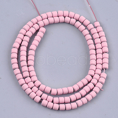 Spray Painted Non-magnetic Synthetic Hematite Beads Strands G-T116-12-05-1