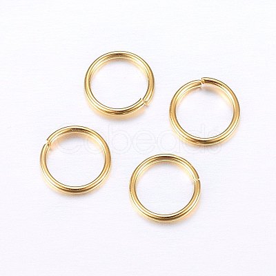 304 Stainless Steel Open Jump Rings STAS-O098-01G-06-01-1