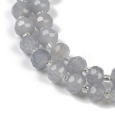 Natural Grey Agate Beads Strands G-H057-A11-01-1