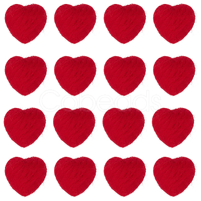 Heart Handmade Wool Felt Ornament Accessories DIY-CY0003-12A-1