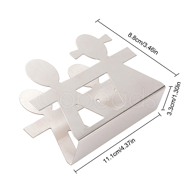 304 Stainless Steel Napkin Holder DJEW-GF0001-15-1