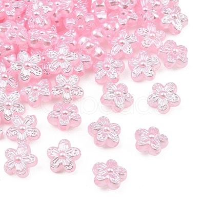 Imitation Pearl Acrylic Beads AC-CBAAA05-06A-1