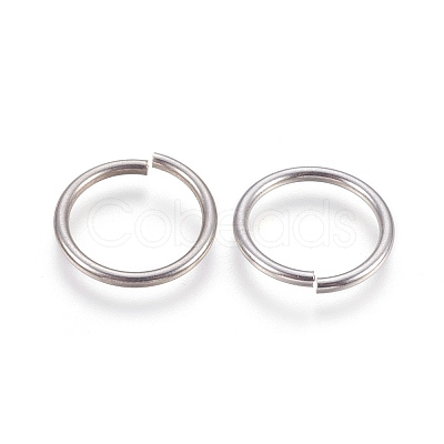 Tarnish Resistant 304 Stainless Steel Saw Cut Open Jump Rings STAS-P212-25P-06-1